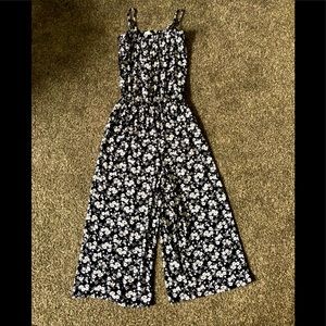 Cropped leg jumpsuit